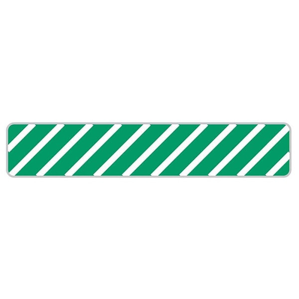 Rrd Uniflag15 Striped 1"X3/16" Dark Green Package Of 450