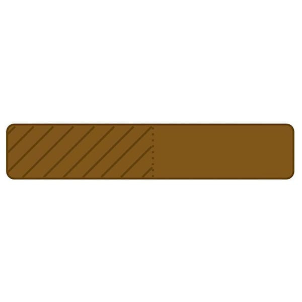 Rrd Uniflag30 1" X 3/16" Brown Package Of 900