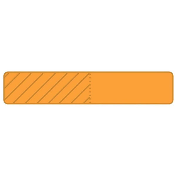 Rrd Uniflag30 1" X 3/16" Orange Package Of 900