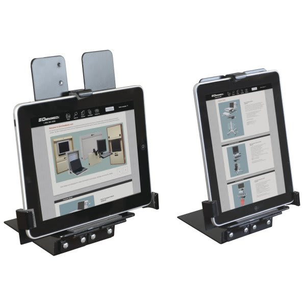 Omnimed Heavy Gauge Adjustable Hinged Tablet Holder For Max Tablet Size 12.25" X 12.25"
