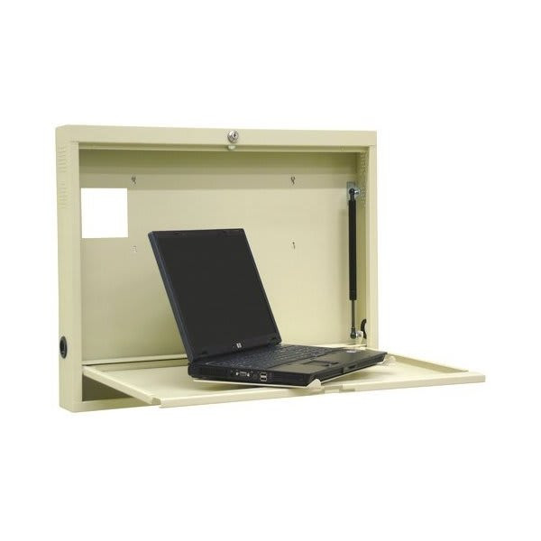Omnimed Turntable Laptop Wall Desk Light Grey