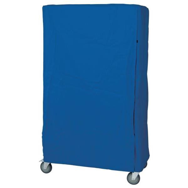 Quantum Storage Systems Cart Cover 400 Denier Blue Nylon Zipper Closure 18wx36lx74h Inch