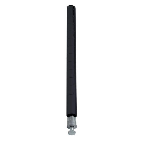 Quantum Storage Systems Wire Shelf Post - Black Epoxy 54h Inch