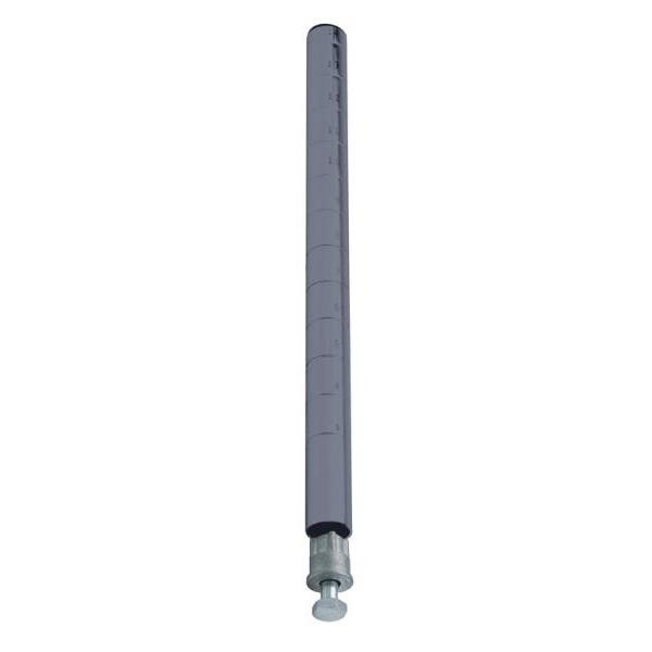 Quantum Storage Systems Wire Shelf Post - Gray Epoxy 34h Inch