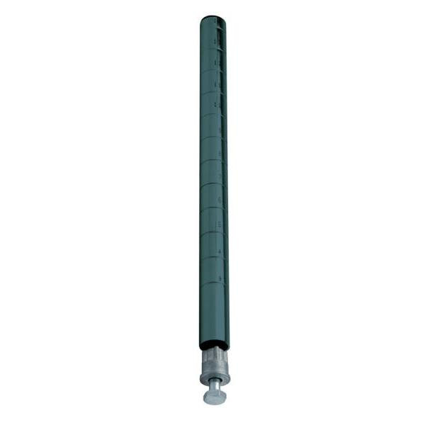 Quantum Storage Systems Wire Shelf Post - Proform Green Epoxy 86h Inch
