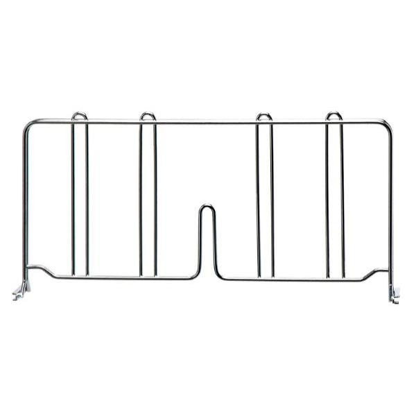Quantum Storage Systems Chrome Shelf Divider 18d X 8h Inch