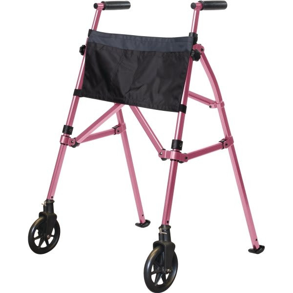 Stander Products Ez Fold-N-Go Walker Regal Rose