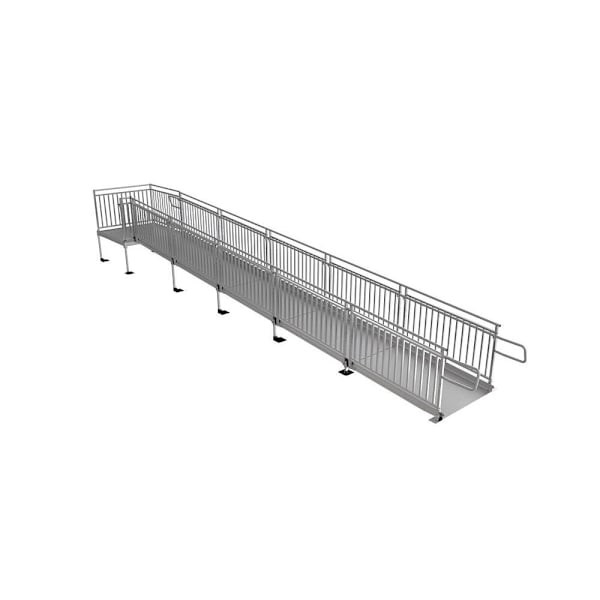Ez-Access Pathway Hd 30ft. Aluminum Code Compliant Modular Wheelchair Ramp System