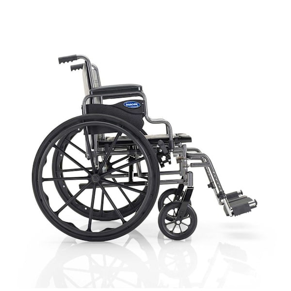 Invacare Essential Sx3 16x16 Desk Arms Swing-Away Footrest