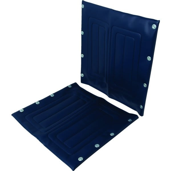 Invacare Replacement Wheelchair Seat Back, 22"W Vinyl Blue