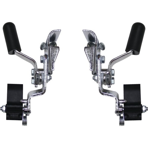 New Solutions Sitting Safe Anti-Roll Back Wheel Locks For Fixed Armrest Wheelchairs 1 Pair