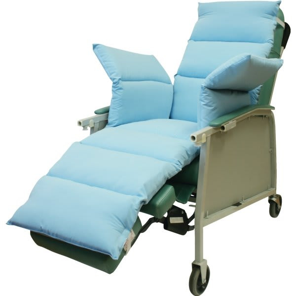Ny Ortho  Geri-Chair Comfort Seat Light Blue - 18w X 72"L