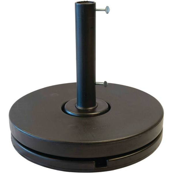 California Umbrella 75 lb. Patio Umbrella Base with Wheels in Black