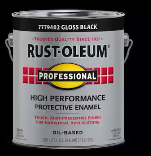 1 gal. High Performance Protective Enamel Gloss Black Oil-Based Interior/Exterior Paint