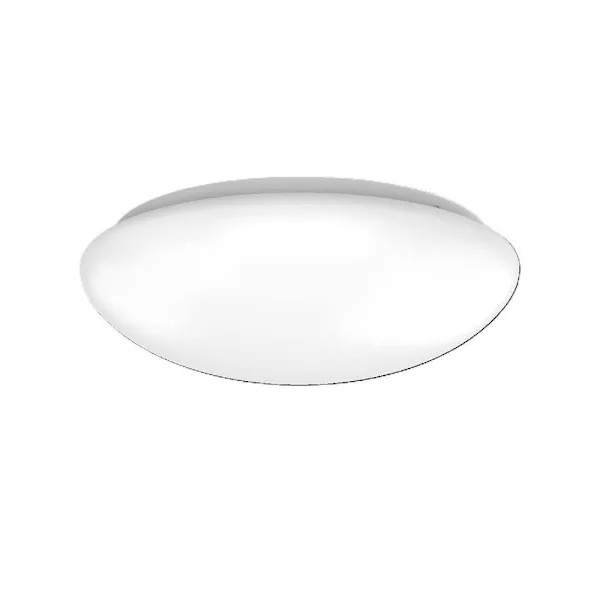 Seasons 14 In. Acrylic Puff Flush Mount Integrated LED Fixture, Selectable 3 Cct, White
