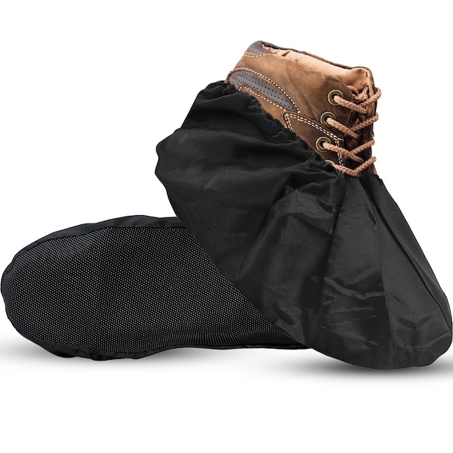 Blue Shoe Guys 4 -Pack Nylon Shoe covers Size: Large