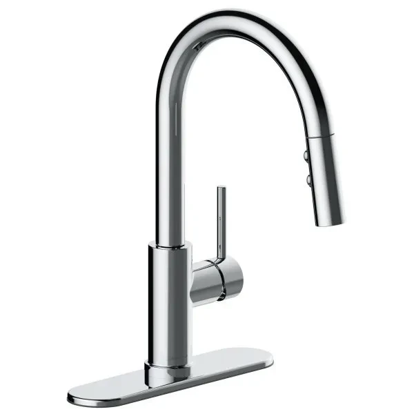 Seasons Westwind Single-Handle Pull Down Kitchen Faucet, Chrome