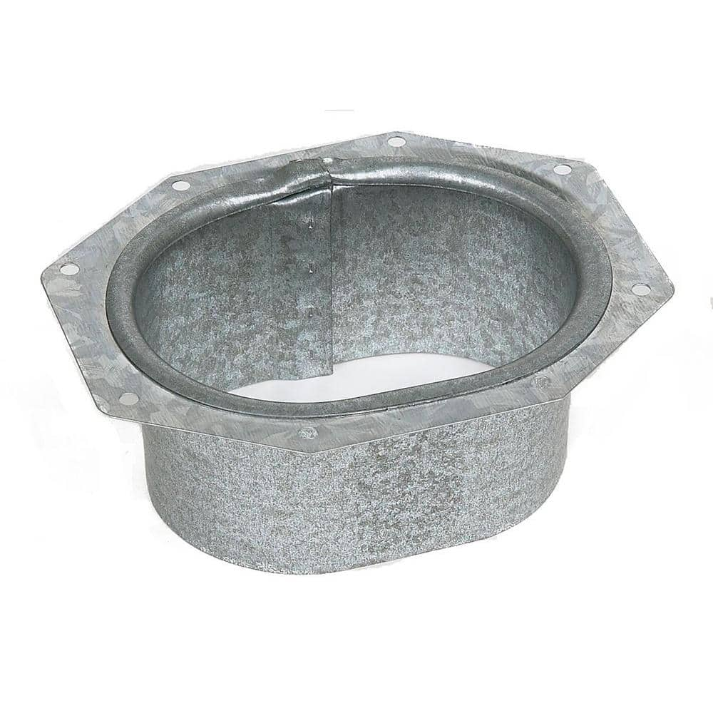Amerimax 2 in. x 3 in. Mill Finish Aluminum Downspout Outlet
