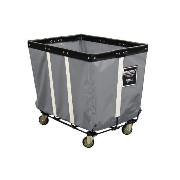 Royal Basket Trucks 12 Bushel Permanent Vinyl Liner Basket Truck Wire Base, Gray