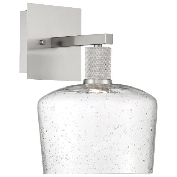 Access Lighting Port Nine Chardonnay Led Wall Sconce Brushed Steel Finish