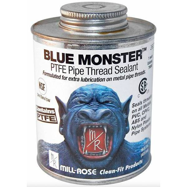 Blue Monster 16 Oz. Industrial Grade Pipe Thread Compound Sealant W/ PTFE
