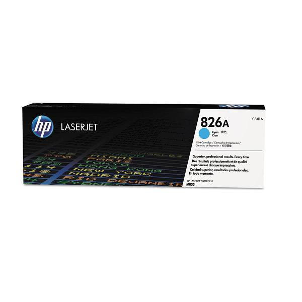 HP 826a Cyan Original Laserjet Toner Cartridge