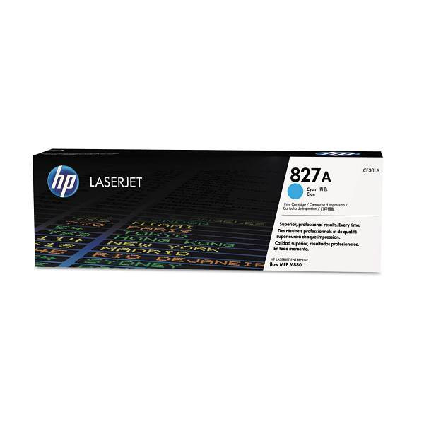 HP 827a, (Cf301a) Cyan Original Laserjet Toner Cartridge
