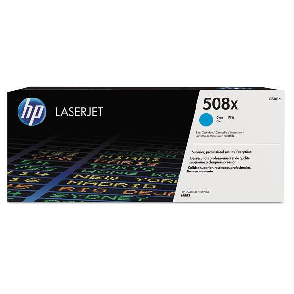 HP 508x High-Yield Cyan Original Laserjet Toner Cartridge