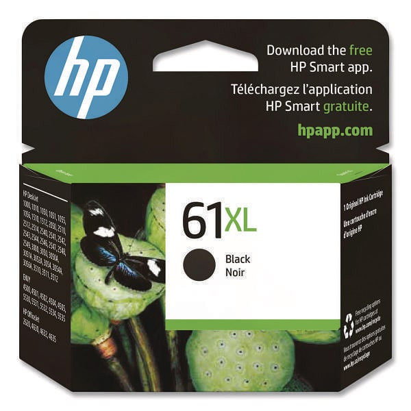 HP 61xl High-Yield Black Original Ink Cartridge