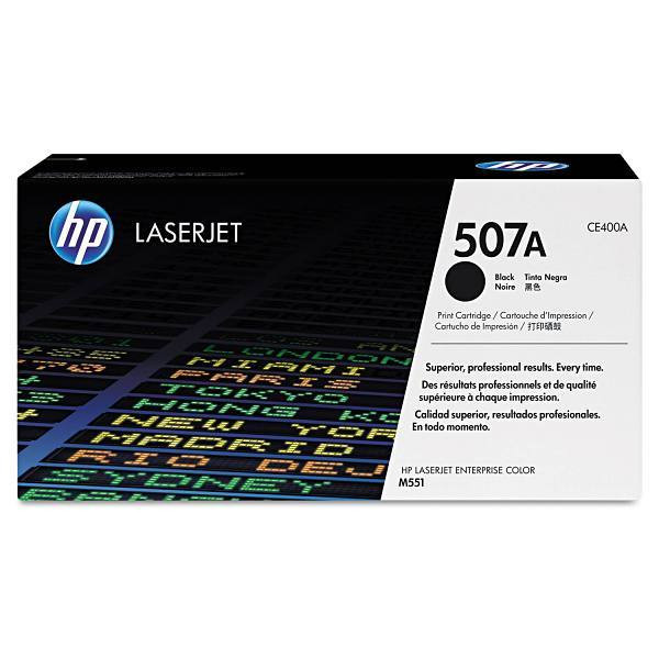 HP 507a, (Ce400a) Black Original Laserjet Toner Cartridge