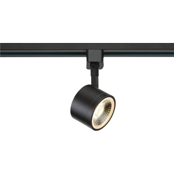 Satco Nuvo Black One-Light Led 12w Round Track Head With 24 Deg. Beam