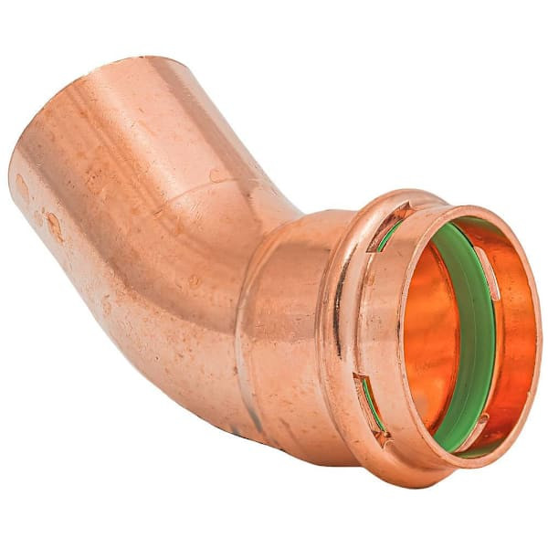 Quickfitting Surepress 1-1/4" Ftg X 1-1/4" Press Copper 45° Street Elbow