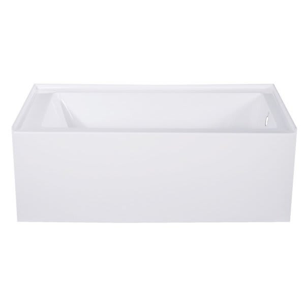 Kingston Brass Aqua Eden Vtap543022r 54" Acrylic Alcove Tub W/Right Hand Drain