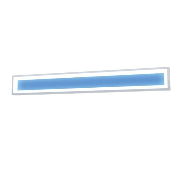 FEIT Vista 6" X 4' Flush Artificial Skylight LED Fixture, White, Package Of 2