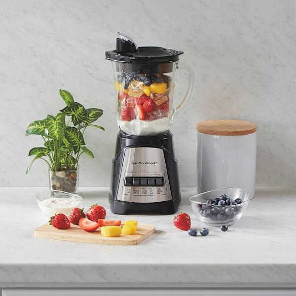 Hamilton Beach Power Elite Blender With 40 Oz. Glass Jar Case Of 2