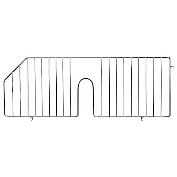Quantum Storage Systems Wire Basket Divider Chrome 18"D X 2"W X9"H