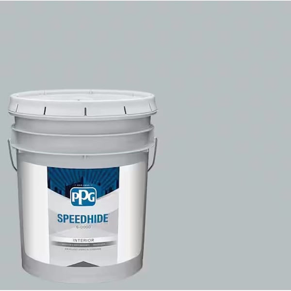 PPG Speedhide Interior Latex, Eggshell, Gray Frost, 5 Gallon