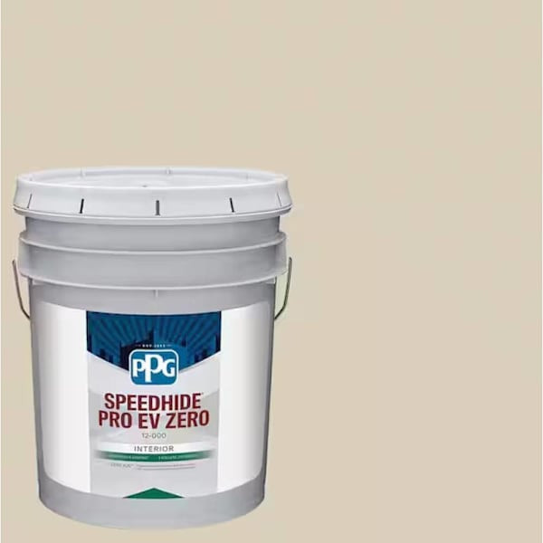 PPG Speedhide Pro-Ev Zero Interior Latex, Eggshell, Toasted Almond, 5 Gallon