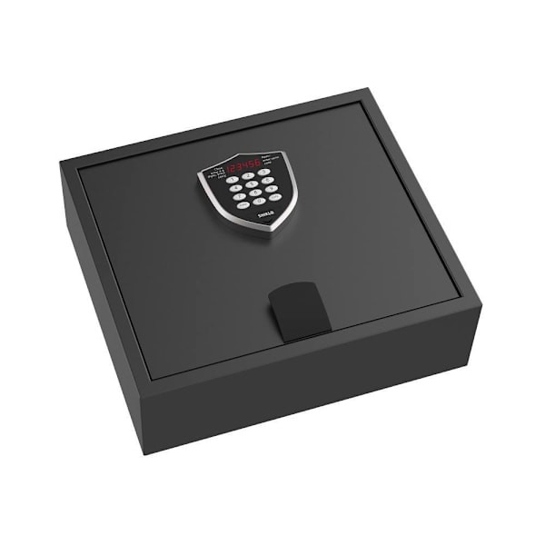 Shield Security Top Open Safe, 15" Laptop Compatible, Black Finish