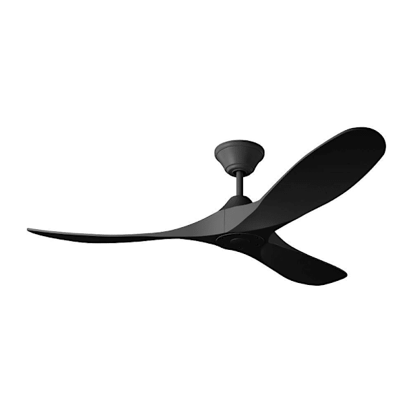 Generation Lighting Maverick Coastal 52" Modern Ceiling Fan, Midnight Black