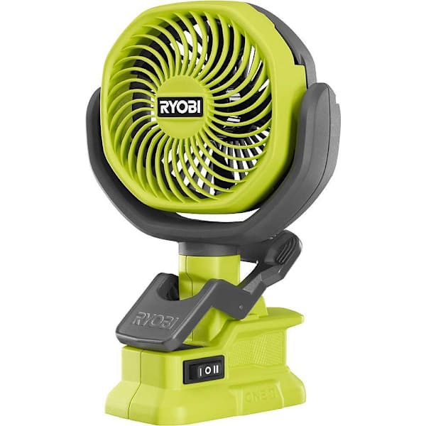 Ryobi One+ 18v Cordless 4" Clamp Fan - Tool Only