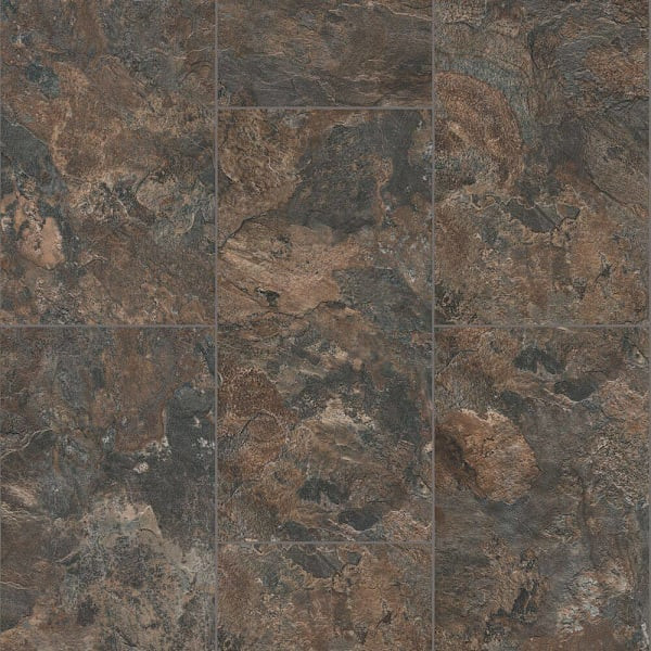 Armstrong Flooring Alterna Mesa Tile, Stone Canyon Shadow, 12" X 24", Case Of 24
