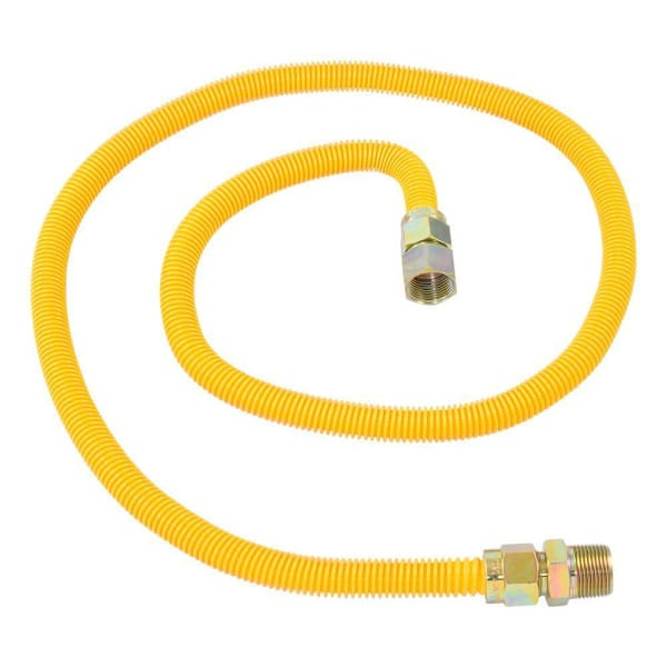 Eastman Yellow Coated Gas Supply Line 5/8"Od-3/4"Fip X 3/4"Mip X 60" Bag