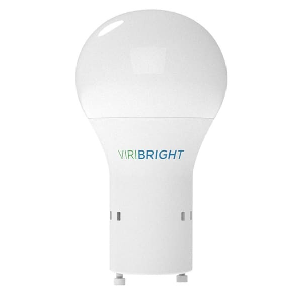 Viribright 9.5 Watt A19 LED Bulb, Gu24, Dimmable, 90 Cri, 6500k, Package Of 2