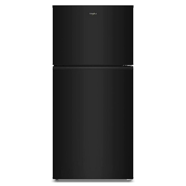 Whirlpool 28" W Top Freezer Refrigerator With Total Coverage Cooling Bk