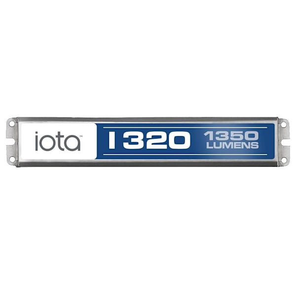 Iota I320 Fluorescent Emergency Ballast, T5, T8, 1350 Lumens, 1 Lamp