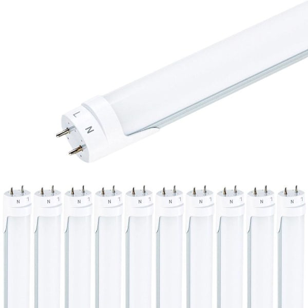 Viribright 2' 10 Watt T8 Led, Type B, Single End Powered, 2700k, Package Of 12