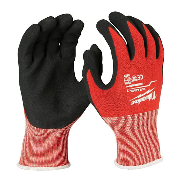 Milwaukee Cut Level 1 Nitrile Dipped Gloves Medium