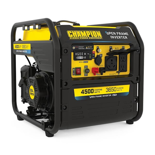 Champion Power Equipment 4500-W Rv Ready Portable Open Frame Inverter Generator