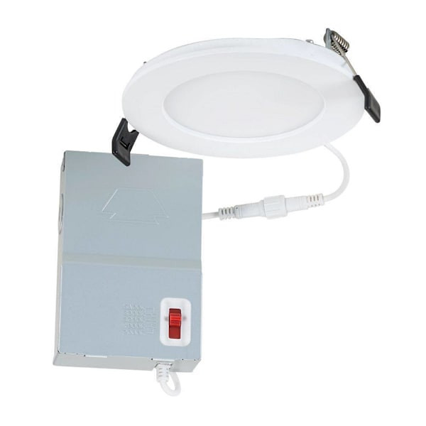 Keystone Technologies 4" LED Wafer Downlight. Color Select Technology